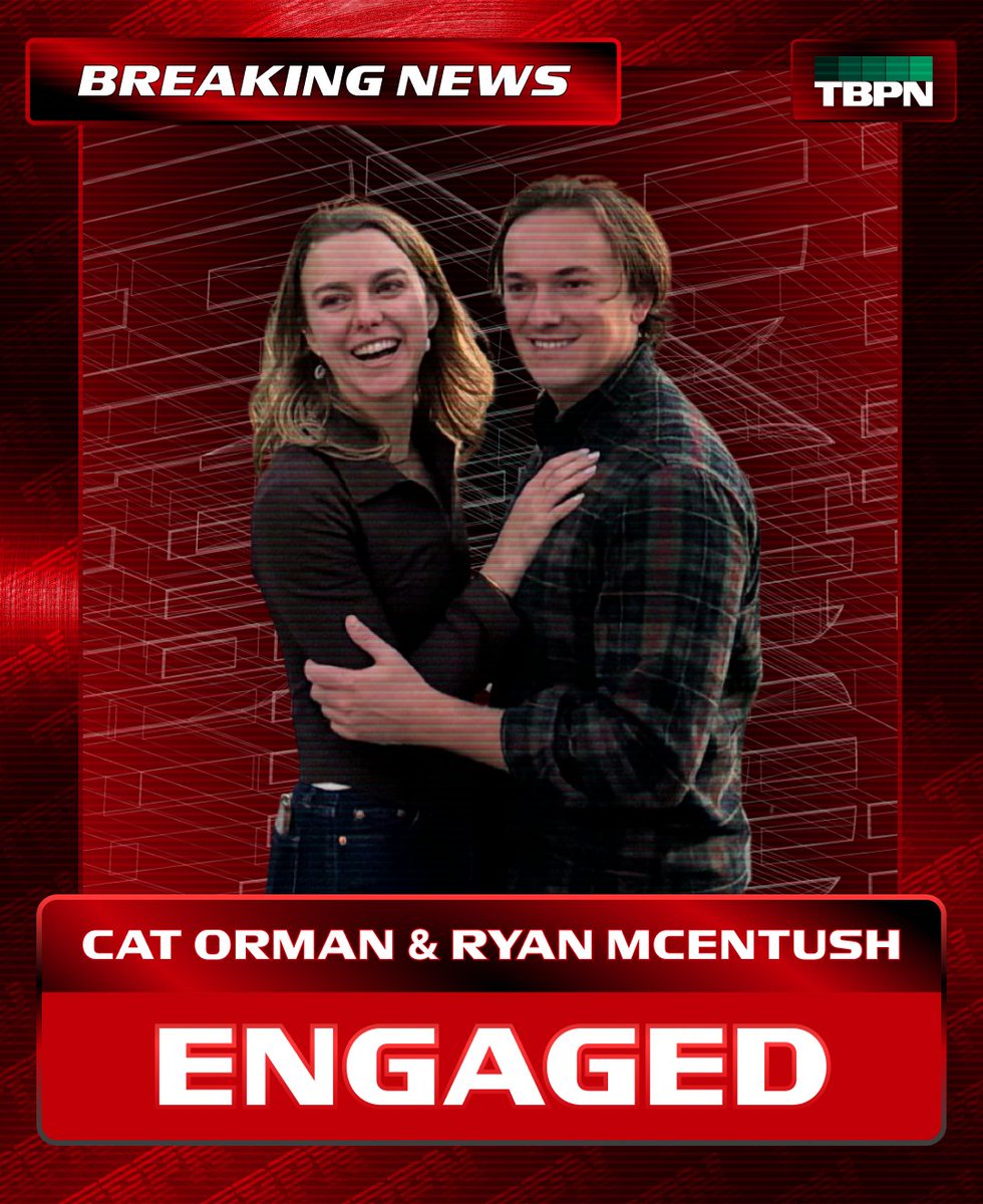 BREAKING: Astro Mechanica’s @CatOrman1 and a16z’s @rmcentush are engaged https://t.co/mhEZXRMONO