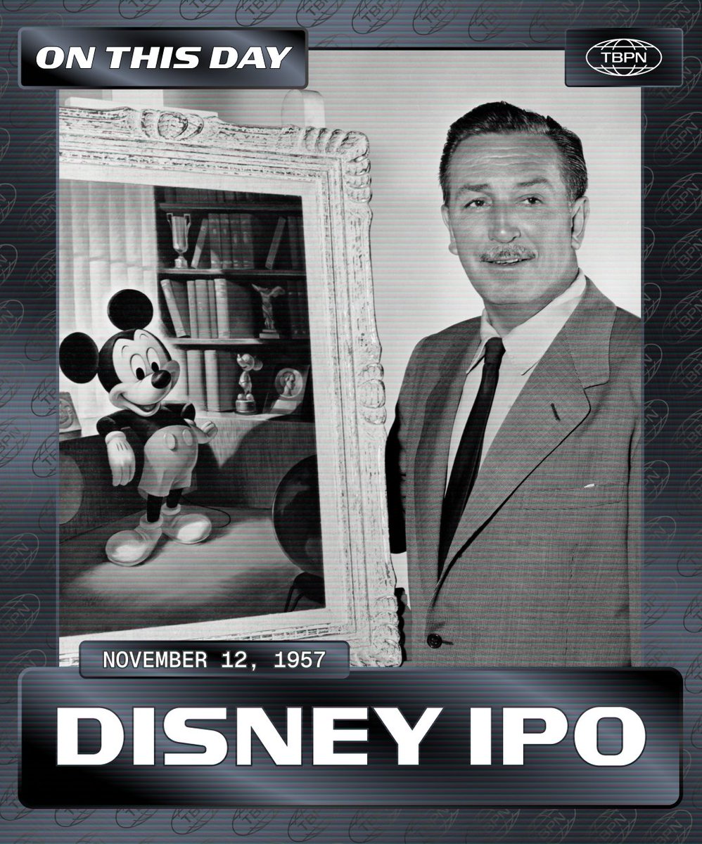 ON THIS DAY: Disney IPO’d at $13.88 per share https://t.co/ueqOwqjWJZ