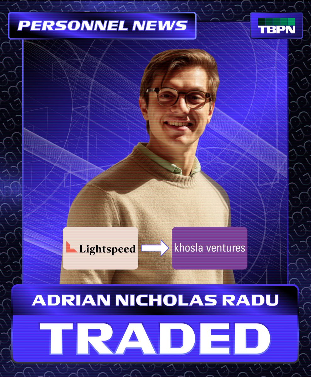 BREAKING: @anradu joins @khoslaventures as Partner https://t.co/951dX0yLA3